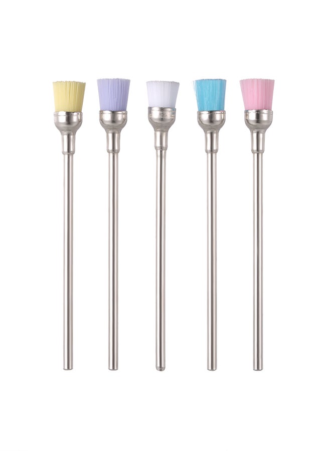 5pcs Mix color Nail Drill Cleaning Brush Electric 2.35mm Machine Professional Nail Art Drill Bit Brush Manicure Accessories - Image 5