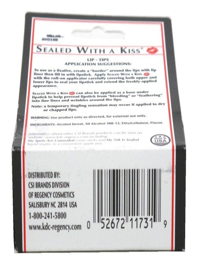 CSI Brands Sealed With A Kiss Lipstick Fixative | Roll-On Applicator| Value Size 12ml | Smear Proof | Smudge Proof | Kiss Proof - Image 4
