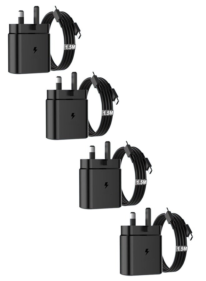 Taimi Pack Of 4 45W Super Fast Charger 2.0 With USB-C Cable, For Android Specially - Image 1
