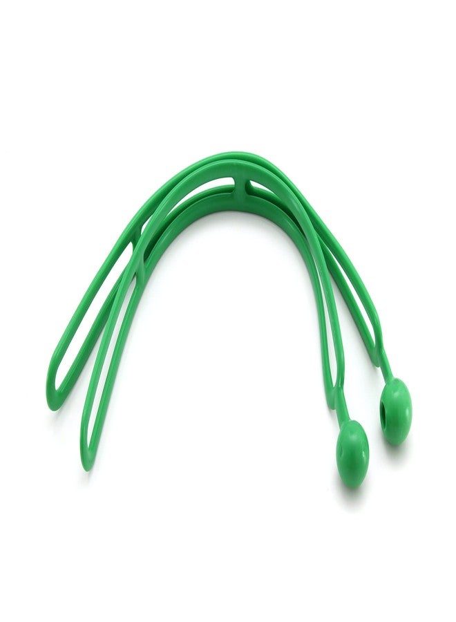 BluBird Rapid Tie Adjustable Strap, 15" Expandable Heavy Duty Indoor Outdoor Ball Ties Cord (UV Resistant, No Recoil Like Bungee Cord, Green - 2pk - Image 2