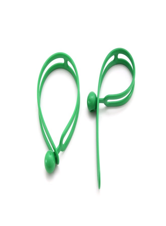 BluBird Rapid Tie Adjustable Strap, 15" Expandable Heavy Duty Indoor Outdoor Ball Ties Cord (UV Resistant, No Recoil Like Bungee Cord, Green - 2pk - Image 1