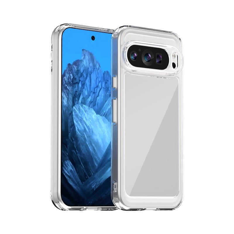 HuHa Protective Cover For Google Pixel 9 Colorful Series Acrylic Hybrid TPU Phone Case(Transparent) - Image 1