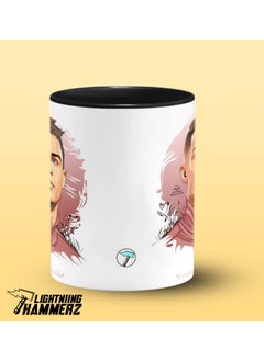LIGHTNIING HAMMERZ LIGHTNIING HAMMERZ Ronaldo Portugal Printed Coffee Mug Football Coffee Mugs for Fans Freinds 330ml Microwave Dishwasher Safe  - Image 3