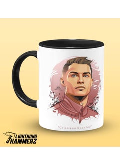 LIGHTNIING HAMMERZ LIGHTNIING HAMMERZ Ronaldo Portugal Printed Coffee Mug Football Coffee Mugs for Fans Freinds 330ml Microwave Dishwasher Safe  - Image 4