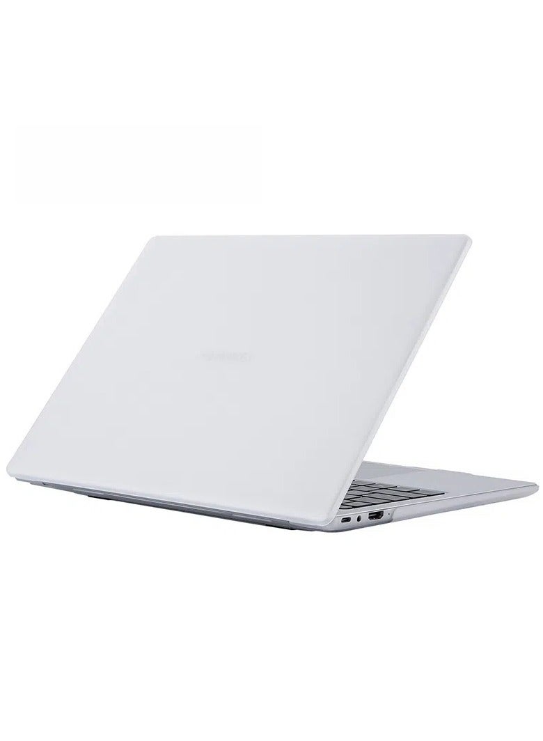 عام "غطاء لاب توب لـ Huawei MateBook 14 14 بوصة 2024 - غطاء واقي صلب من البولي كربونات شفاف وصقيل"