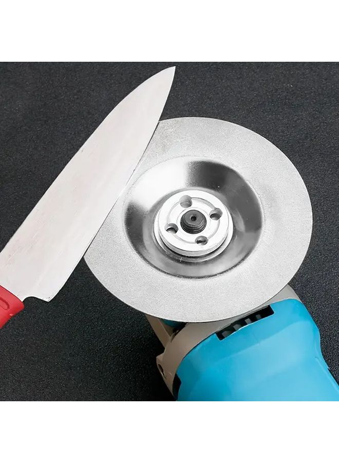 4 Inch Silver Diamond Grinding Disc for Metal Industrial Grade Ultra Hard - Image 5