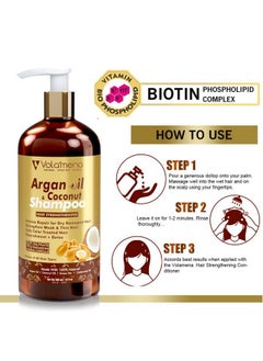 VOLAMENA WITH DEVICE Volamena Argan Oil Shampoo with Morrocan Argan For Hair To Strengthen Weak & Damage Hair 300 Ml  - Image 4