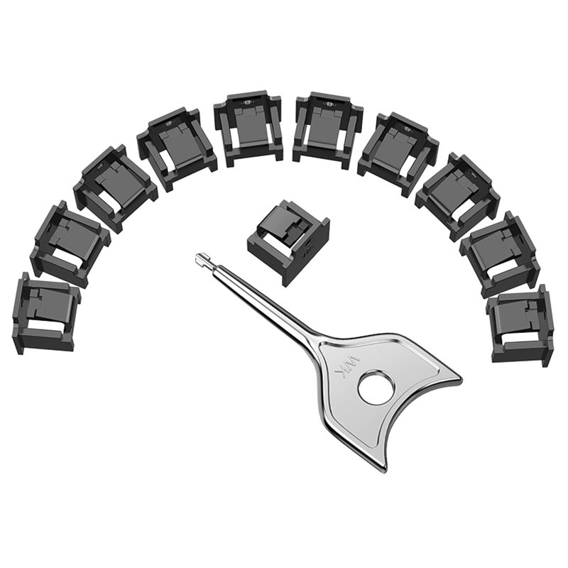 12 Pack RJ45 Port Lock with Key, Locking Ethernet Dust Covers, Protects Female Ports, Compatible with All RJ45 Devices, Black - Image 1