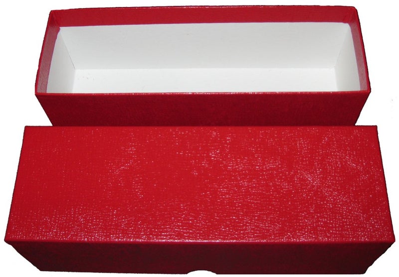 Guardhouse Paper Chipboard Box (Red 8.25" Single Row 2 1/2 x 2 1/2) - Image 1