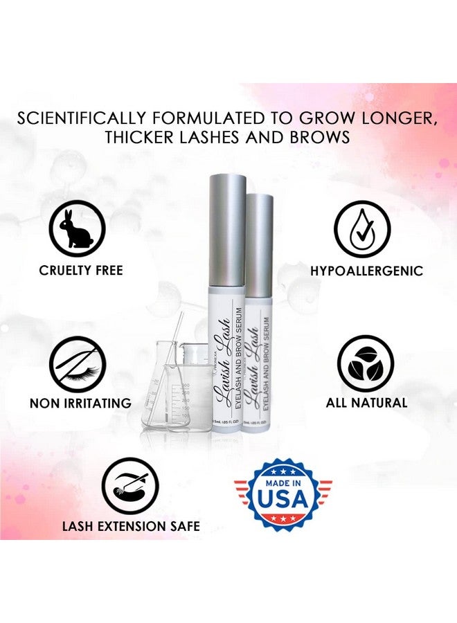 Pronexa Pronexa Hairgenics Lavish Lash (3ml, 3 Month Supply) - Eyelash Growth Enhancer & Brow Serum with Natural Peptides for Long, Thick Lashes and Eyebrows! Dermatologist Certified & Hypoallergenic. - Image 2