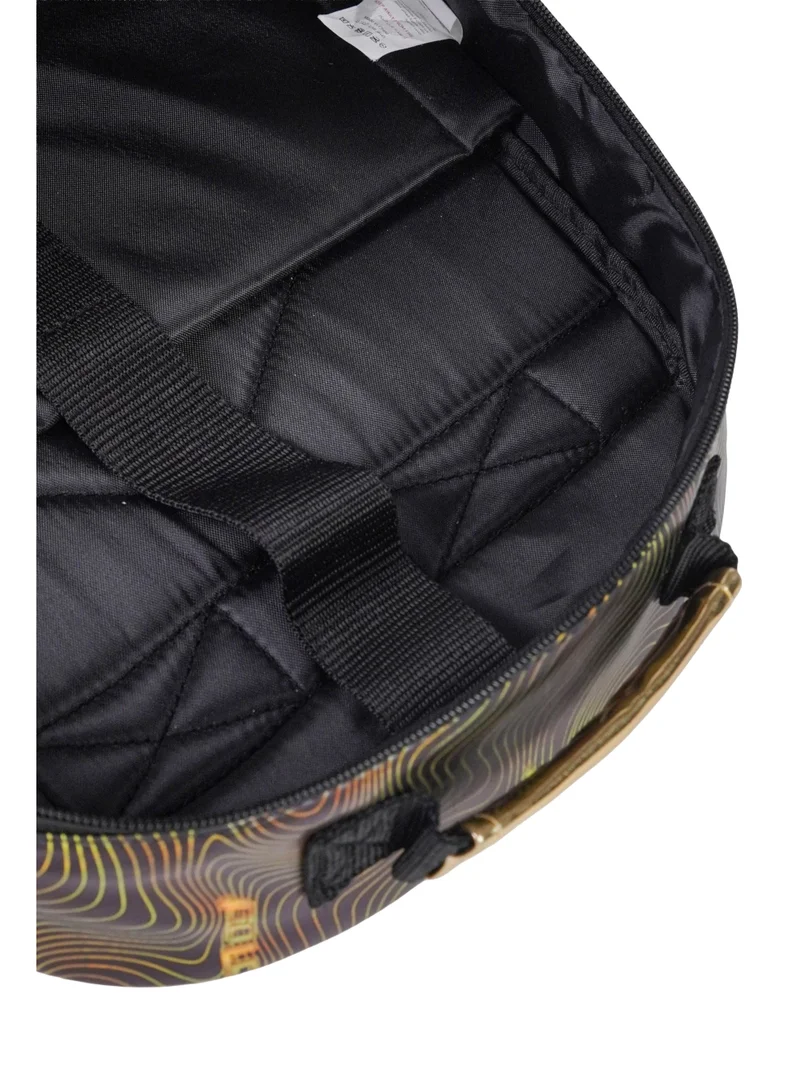 Netflix Gold & Black Netflix KPop Demon Hunters Regular Backpack 18" | Huntrix Golden School Backpack for Kids & Teens | Large Capacity K-Pop Inspired School Bag | Travel & Everyday Backpack for Women | Best Price UAE
