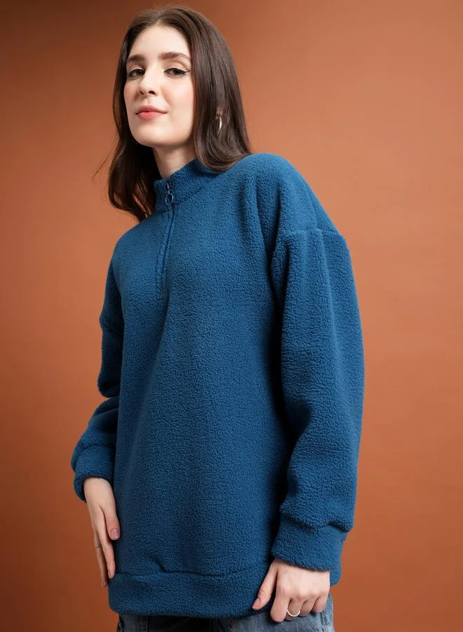 Tokyo Talkies Zipper Front Colourblock Sporty Jacket by Styli