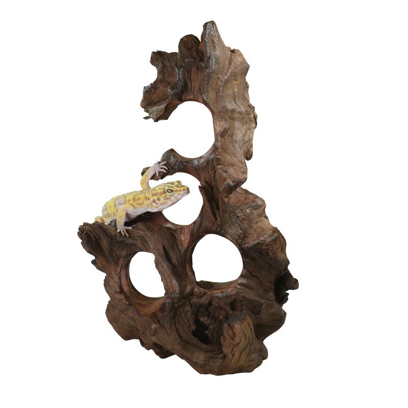 Natural Wood Aquarium Cave Betta Fish Hideout for Aquarium Fish Tank Decorations-Reptile Hide-Snake Hide-Cave for Cichlids Habitat Shelter for Crayfish Shrimp and Other Aquatic Pets 6.1-9.8 - Image 5
