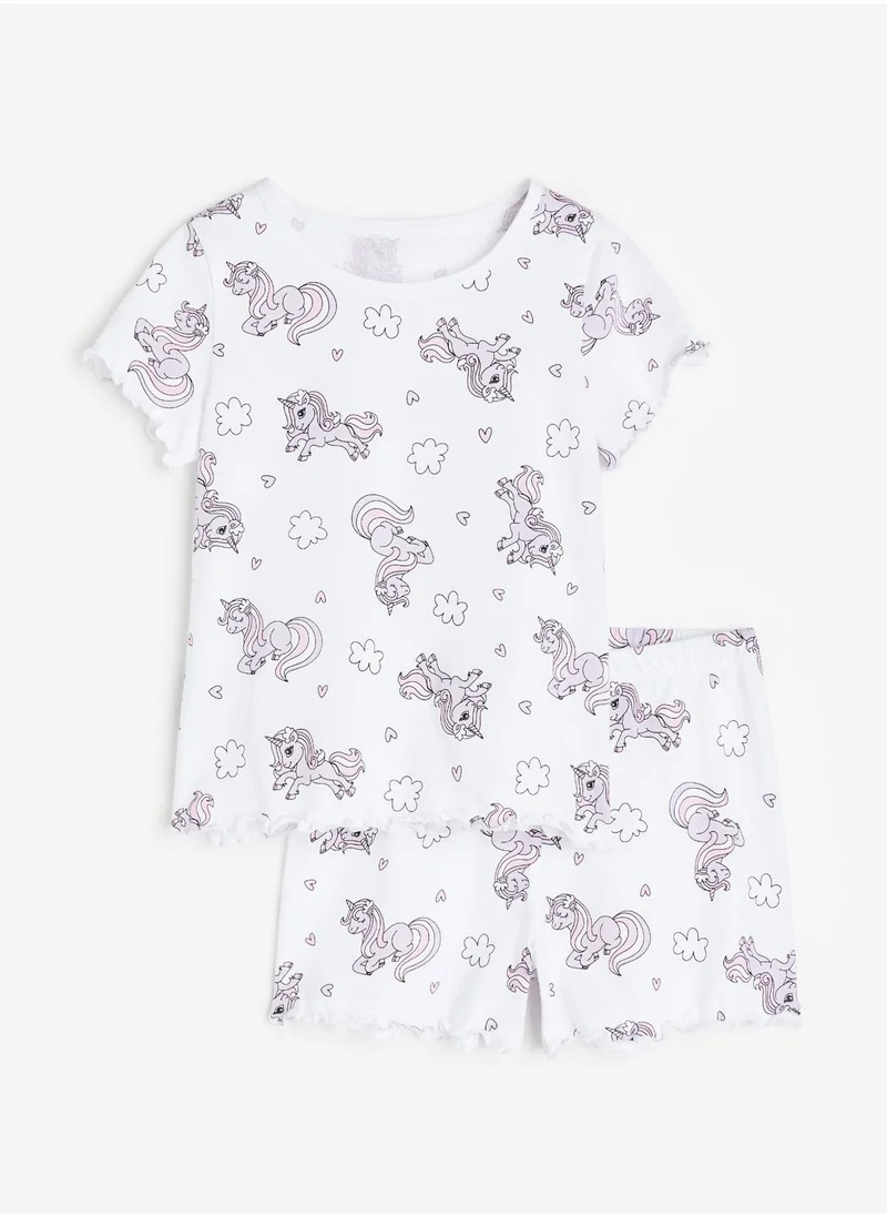 اتش اند ام Kids Printed Short T-Shirt Shorts