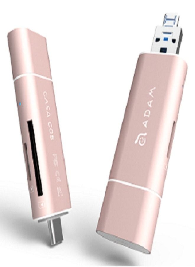 ADAM ELEMENTS Adam Elements CASA C05 4K USB 3.1 Type C and Type A and Micro USB 5 in 1 SD and micro SD Card Reader  - Image 2