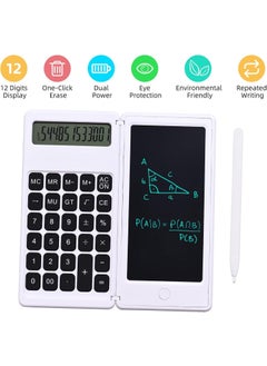 C5 Digital Drawing Screen E-Writer Calculator with Scientific Function Foldable Mute Button White - pzsku/Z545F10040EEC64443F7DZ/45/_/1725794194/9992cba1-bd18-4f72-8974-2de4290bf817