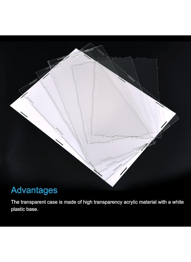 Generic sourcing map Acrylic Display Case Box Clear Dustproof Protection Showcase 31x31x26cm for Collectibles Display  - Image 3