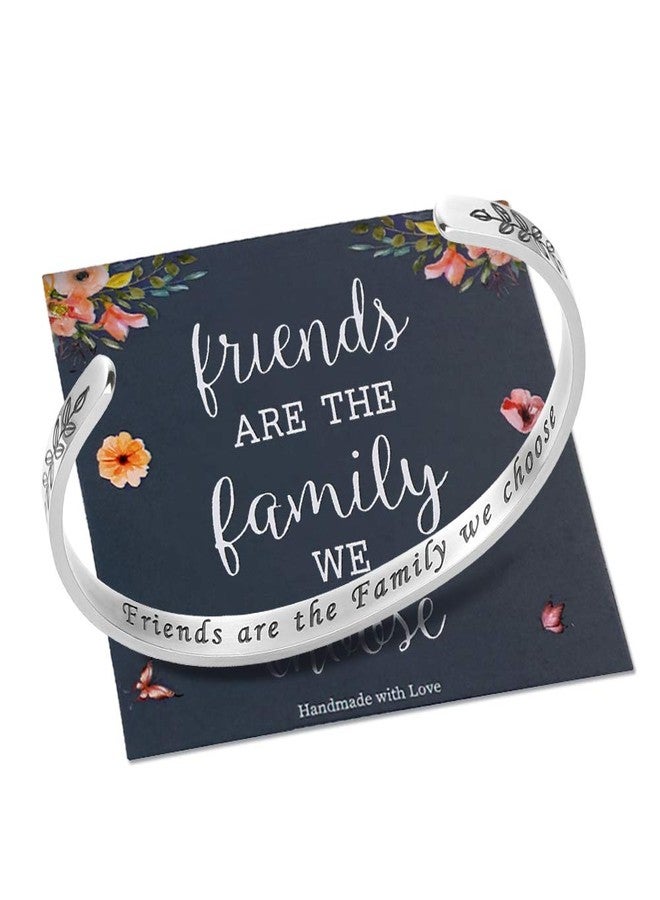 M MOOHAM Friends are the Family We Choose Bracelet, Long Distance Relationship Friendship Gifts Best Friend Bracelets Jewelry for Friend Women Female bff Her Birthday, Mothers Day Present Gifts for Friends - Image 1