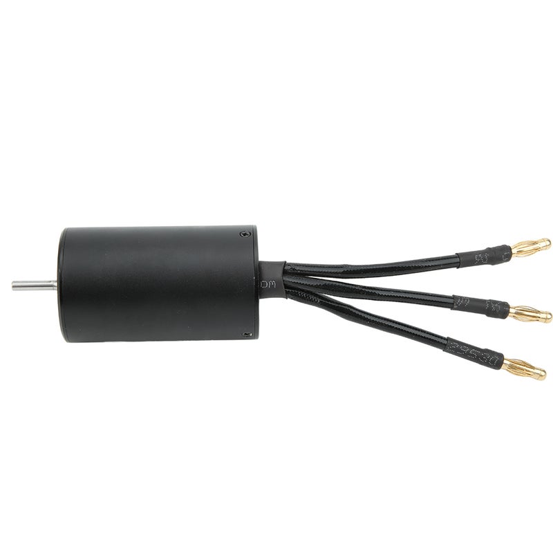Surpass 3660 Waterproof 4 Pole Brushless Motor RC Car Replacement Accessory (Black)2600KV - Image 2