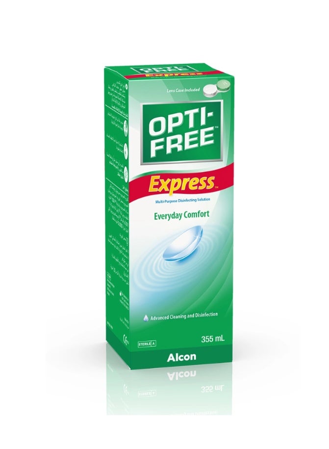 أوبتي - فري اوبتى فرى، اكسبريس محلول معقم للعدسات اللاصقة - 355 مل