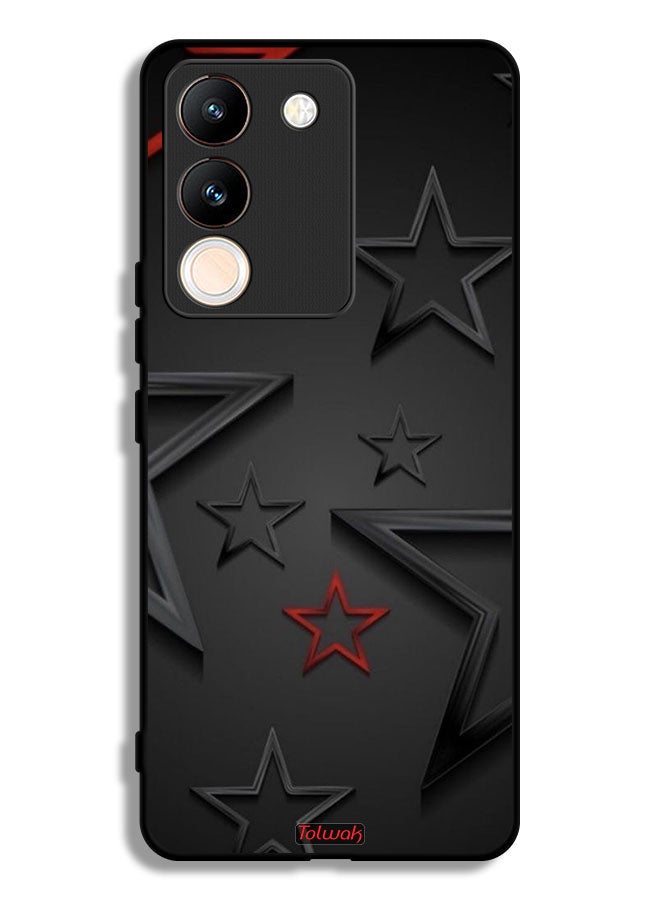 Tolwak غطاء حماية vivo V29e بنمط النجوم - Image 1