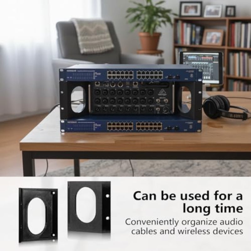 لآذان حامل Behringer XR18، مجموعة تثبيت فلوش لحامل Behringer XR16، XR18، MR16، MR18، SD18 - أجهزة رف بديلة للخلاطات الرقمية من سلسلة X Air - Image 5