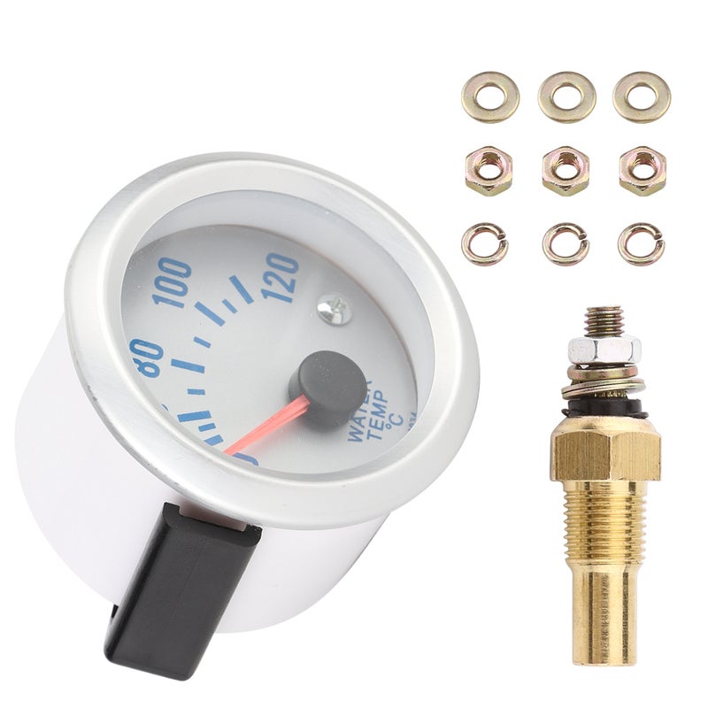 52mm 2'' Universal Car Motor Digital Blue LED Water Temp Temperature Gauge 40-120℃ Range - Image 1