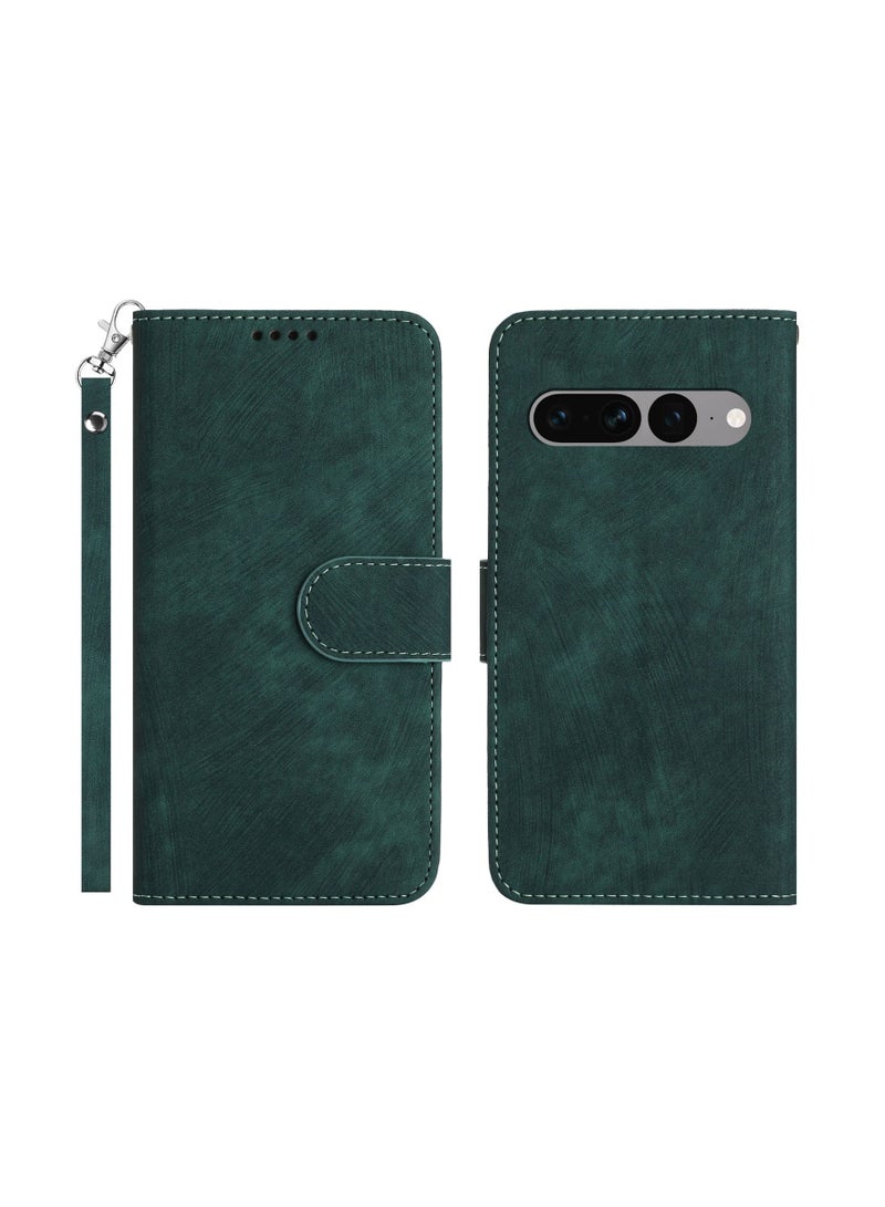 Suteni Magnetic Flip Cover Card Slots Leather Phone Case for Google Pixel - Image 1