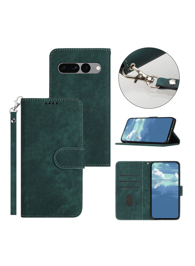 Suteni Magnetic Flip Cover Card Slots Leather Phone Case for Google Pixel - Image 2