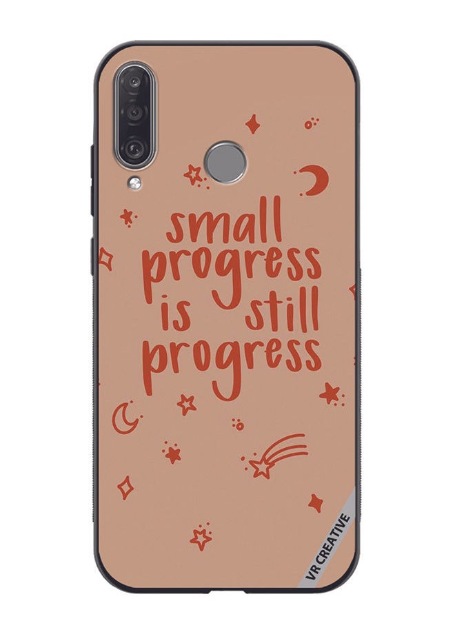 VR CREATIVE - Protective Case Cover For Huawei P30 Lite Small Progress Is Still Progress Design Multicolour - Image 1