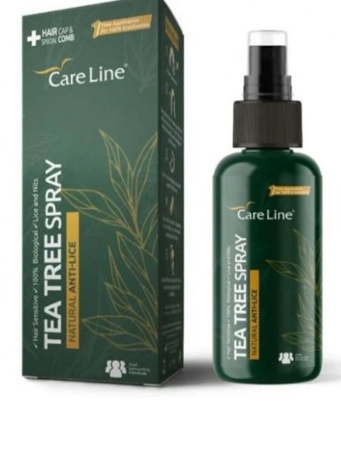 كير لاين بخاخ شجرة الشاي الطبيعي ضد القمل 100 مل