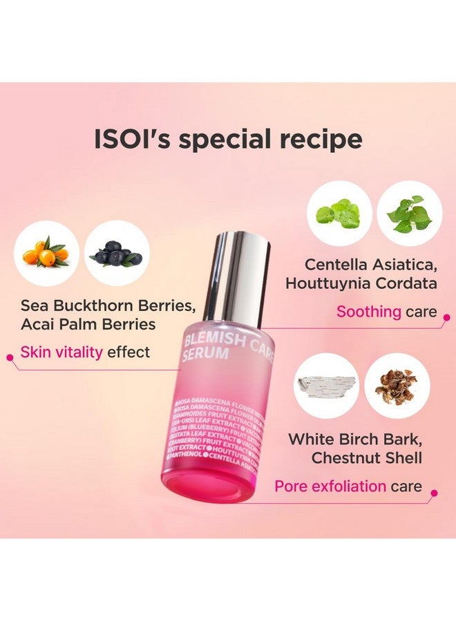 ISOI Blemish Care Up Serum, Vegan Hydrating Serum for Smooth & Glass Skin Effect, Skin Barrier & Moisture Balance, Korean Skin Care (0.85 fl. oz, 25ml) - Image 3