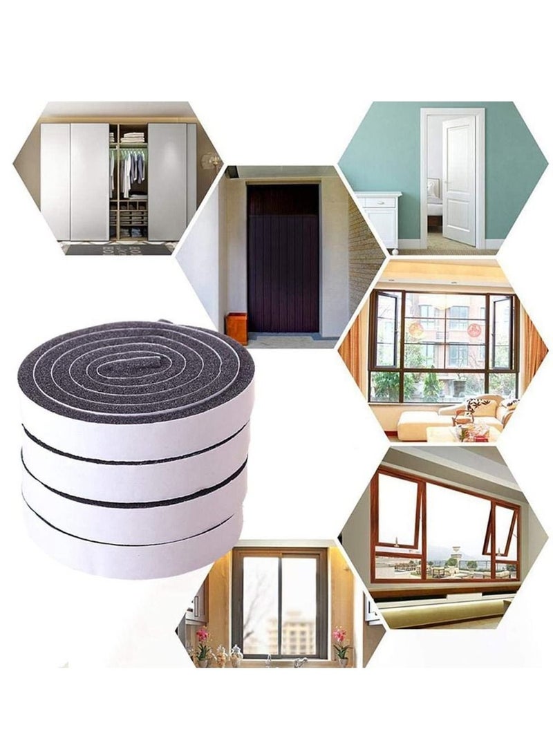 Door Sealer 4-Piece Sound Noice Proof with Sealing Thick Foam Tape for Seal  - Image 5