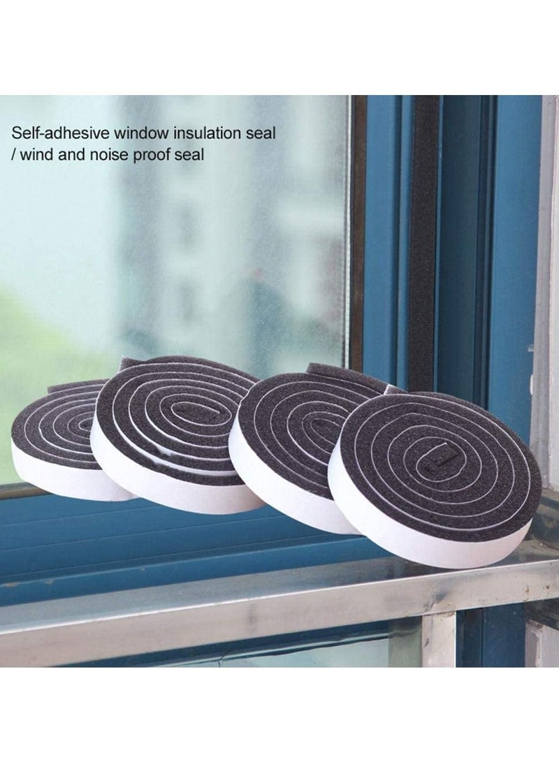 Door Sealer 4-Piece Sound Noice Proof with Sealing Thick Foam Tape for Seal  - Image 3