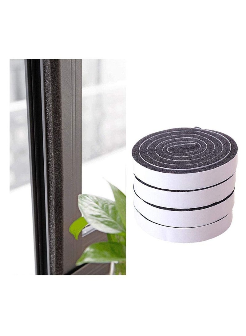 Door Sealer 4-Piece Sound Noice Proof with Sealing Thick Foam Tape for Seal  - Image 2
