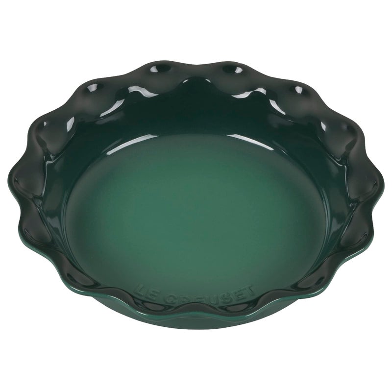Le Creuset Stoneware 9"" Heritage Pie Dish  Artichaut - Image 1
