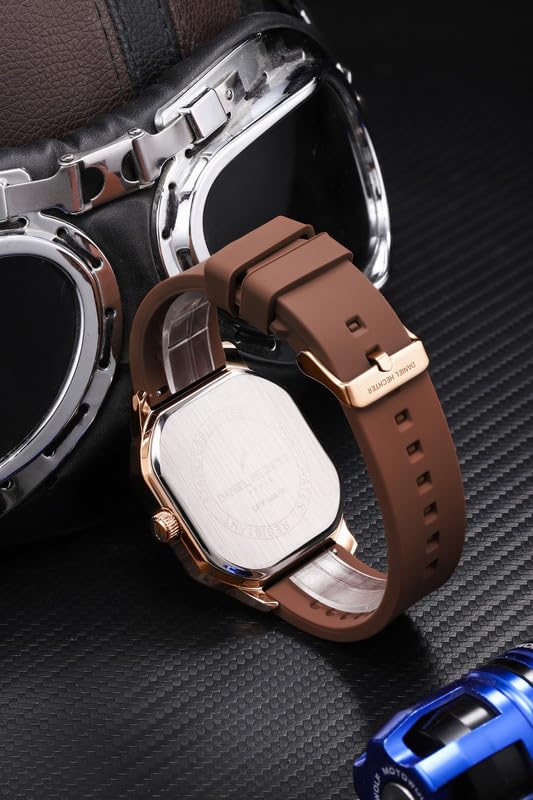 Daniel Hechter Paris Rivoli Collection Modern Analog Watch for Men with Octagon Dial and Silicon Band-DHM1003 - Image 5
