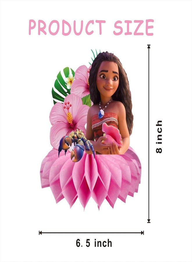 ARHAVI 8Pcs Moanana Table Centerpiece Birthday Party Supplies Double Side Table Decorations for Kids Party Decorations - Image 3