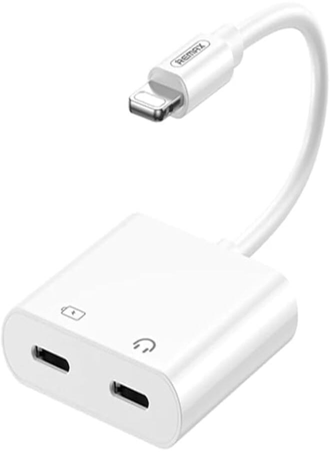 REMAX Remax Audio AdapteRemax Smart Series Mobile Phone Adapter Dual Lightning Rl-La12I-White 