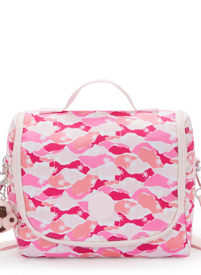 kipling New Kichirou Pink Palm Large Lunchbag (With Trolley Sleeve) I5749-1Bv - Image 1