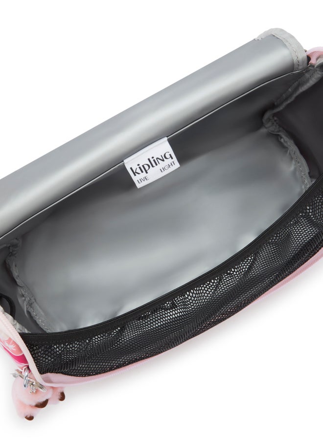 kipling New Kichirou Pink Palm Large Lunchbag (With Trolley Sleeve) I5749-1Bv - Image 3