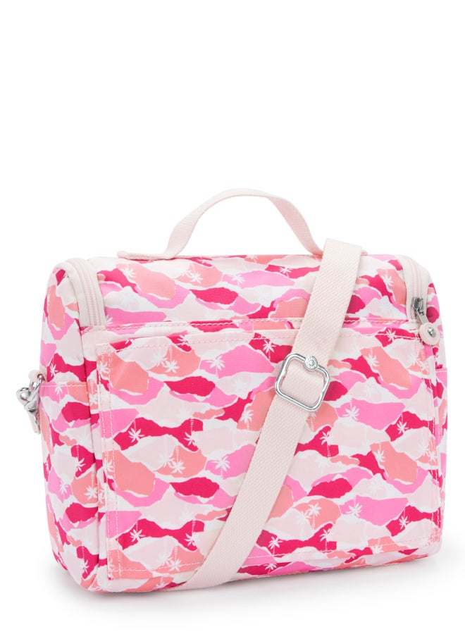 kipling New Kichirou Pink Palm Large Lunchbag (With Trolley Sleeve) I5749-1Bv - Image 2
