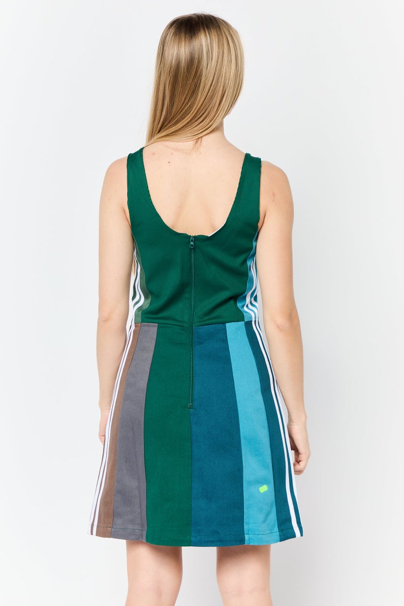 adidas Originals Women Sportswear Fit Outdoor Mini Dress, Multicolor  - Image 4