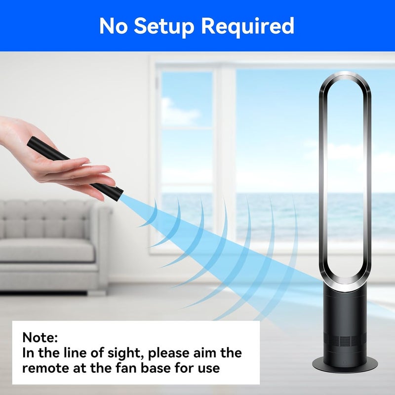 PZL جهاز تحكم عن بُعد بديل لمروحة دايسون AM11 TP01 TP00 - فضي، بدون بطارية، بدون وظيفة مغناطيسية - Image 4