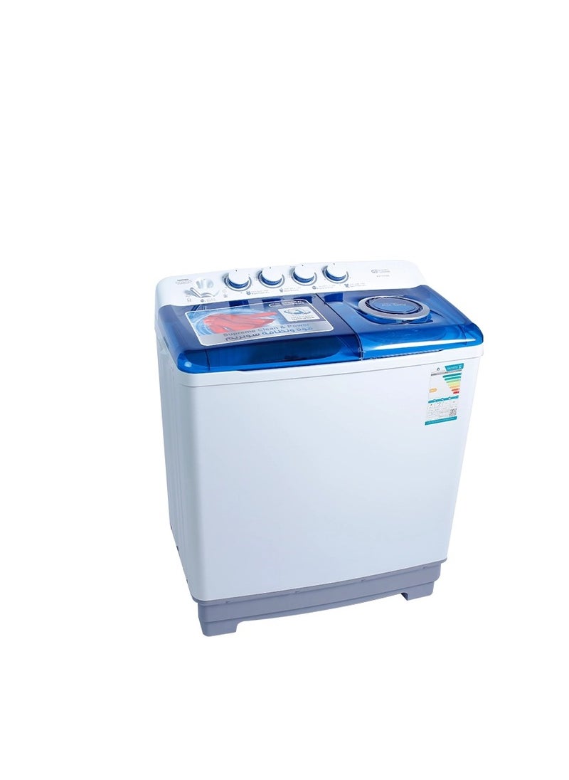 GENERAL SUPREME General Supreme Washing Machine Semi Automatic Twin Tub 11 KG White/Blue  - Image 2
