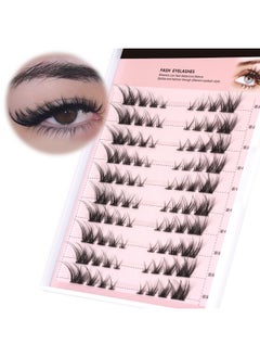 Individual Lashes Cat Eye Lashes Natural Look Cluster Lashes Wispy Diy Fox Eye False Eyelashes 80Pcs Mink Lashes Individual 14Mm Lashes By Winifred