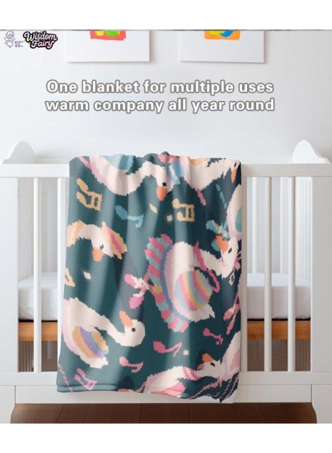 عام Wisdom Fairy (أحدث) بطانية رقيقة من الفانيلا (دافئة ومريحة، ومناسبة للنوم، واستخدام اللعبة، وإزالة الغبار والرمل) 150 سم * 200 سم - 43 - Image 1