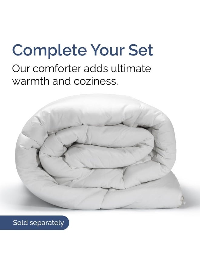 CGK Unlimited - California King Size 4 Piece Bedding Sheet Set - Breathable & Cooling - Hotel Luxury Bed Sheets Set - Easy Fit - Soft, Wrinkle Free & Comfy Dark Grey Oeko-Tex Bedding Sheets - Deep Pockets Sheet Set - Image 1