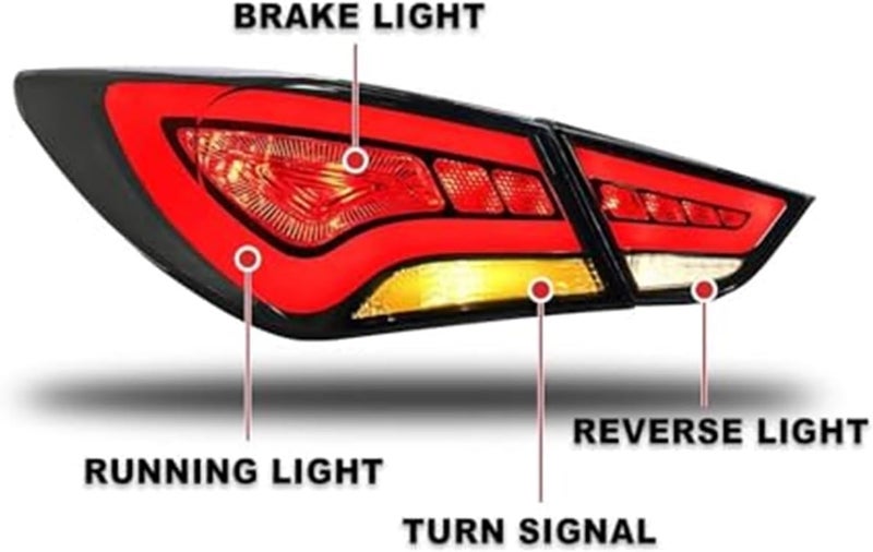 Wivplex LED Tail Lights for Hyundai Sonata 2010-2014 - Image 5