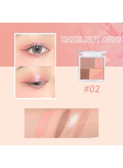 HOLD LIVE 5 Colors Eyeshadow Palette Highmented Glitter Matte Eyes Shadow Portable Pocket Design